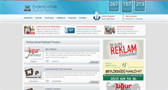 Desktop Screenshot of evdenevenak.com